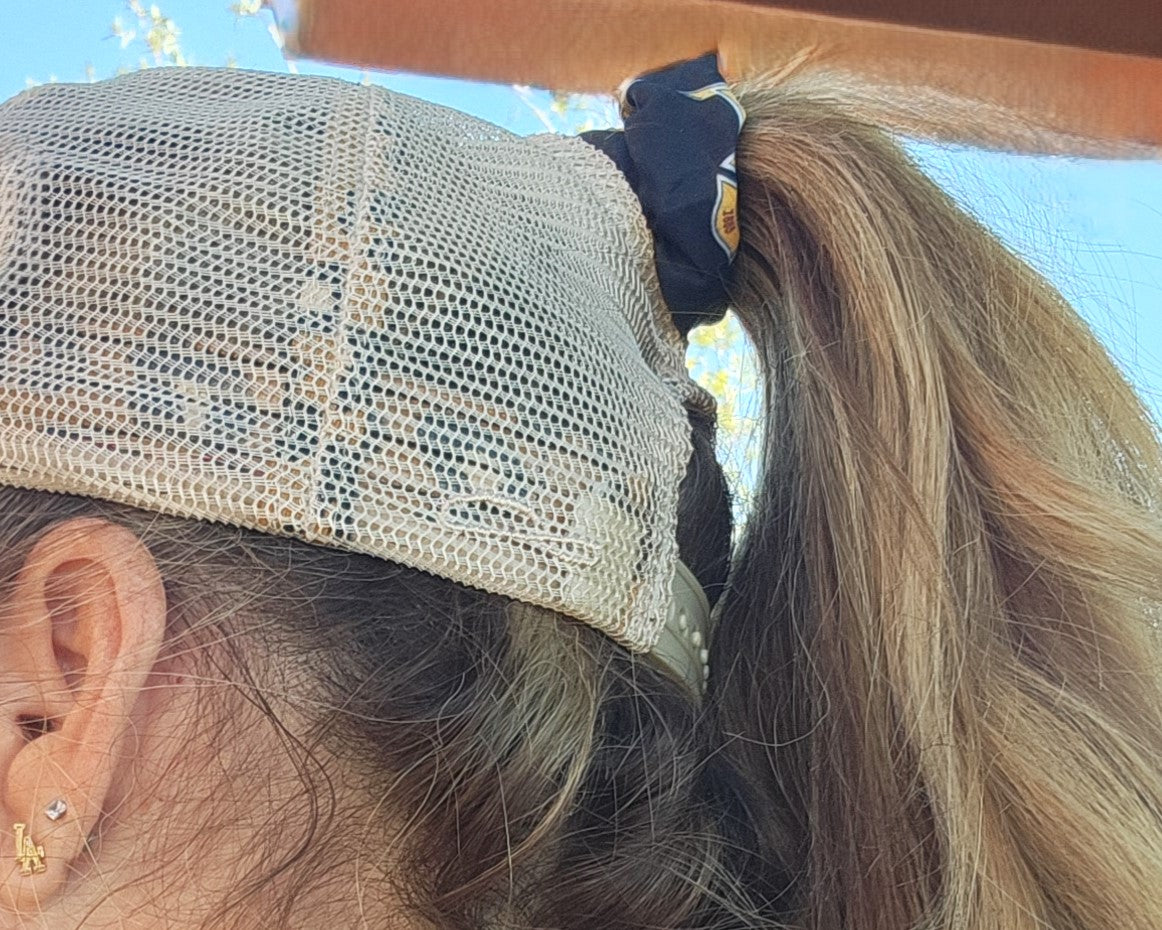 Red Prescott Fire Ponytail Hat