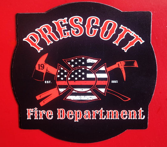 LIMITED EDITION Prescott Fire Pulaski & Halligan 3" Magnets