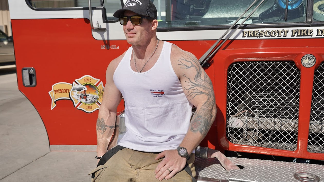 Hose Cart and Bucket Brigade Adult Tees & Tanks