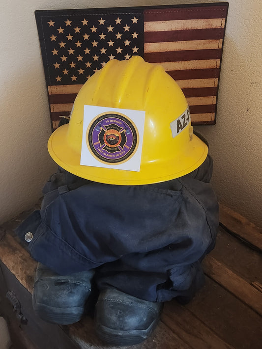 LIMITED EDITION Purple Granite Mountain 19 Names 3" Stickers