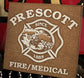 Prescott Fire Department Wooden Coasters