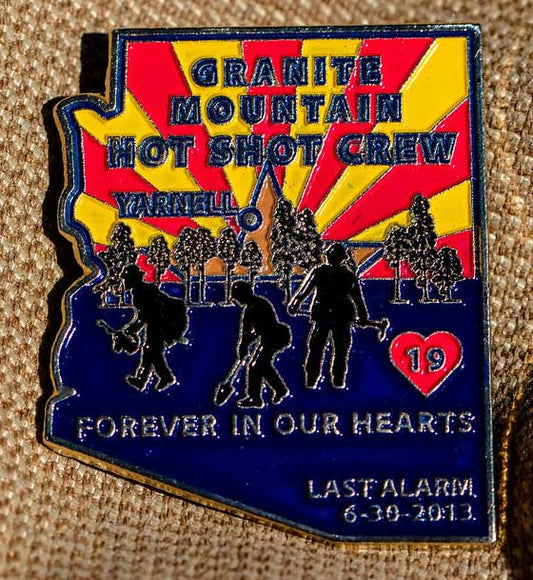 "Forever in Our Hearts" GMIHC Pin with AZ Flag