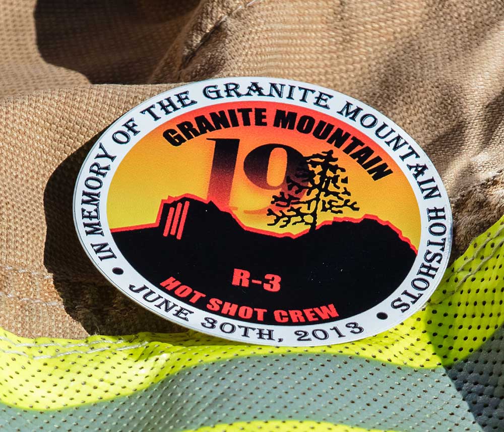 Granite Mountain 19 Memorial 3" Stickers