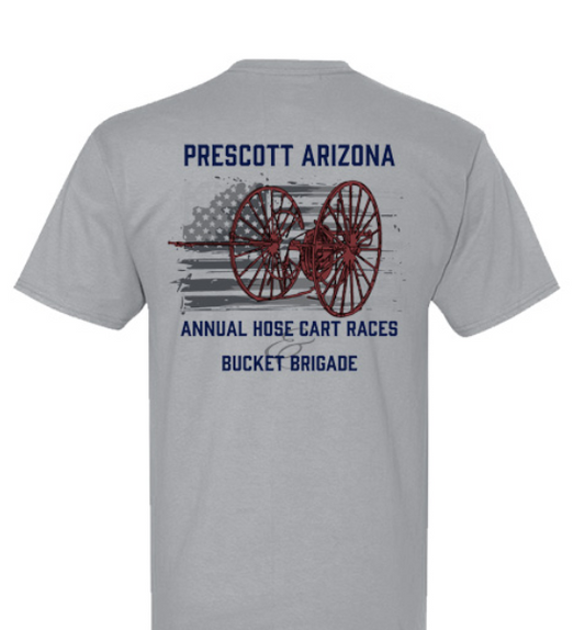 Hose Cart and Bucket Brigade Adult Tees & Tanks