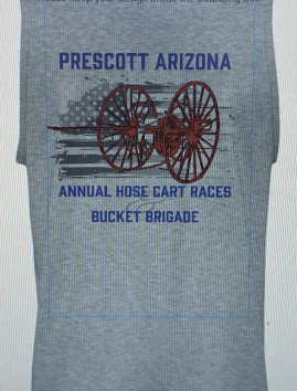 Hose Cart and Bucket Brigade Adult Tees & Tanks