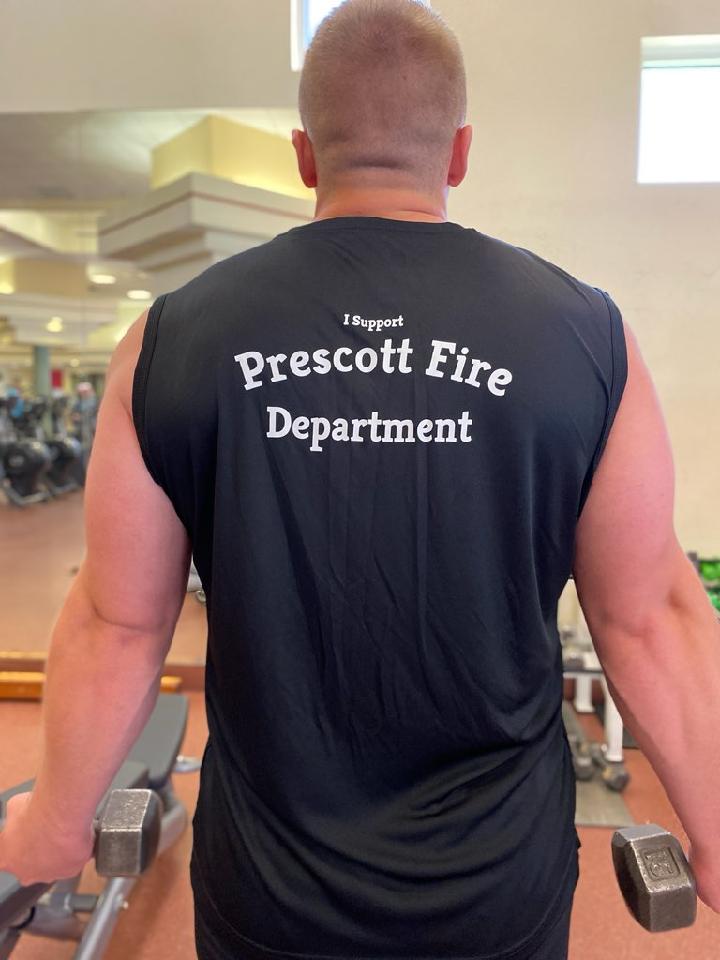 I Support Prescott Fire Department Sleeveless Tee