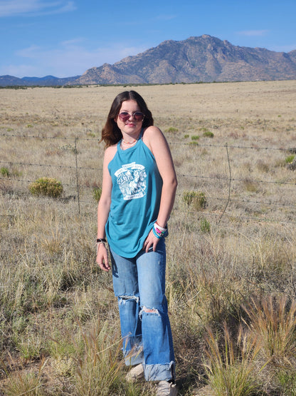 Prescott Fire 1885 Logo Ladies' Racer-Back Tanks