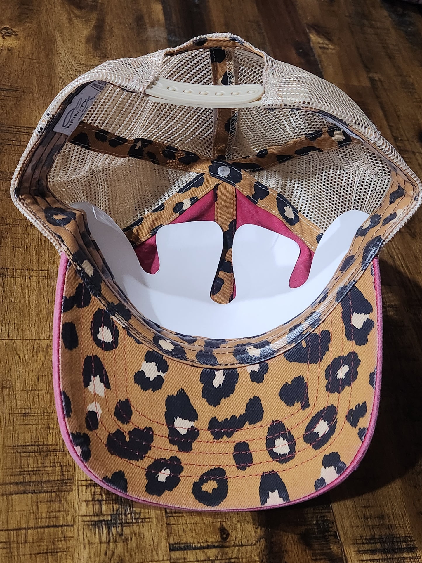 Red Prescott Fire Ponytail Hat