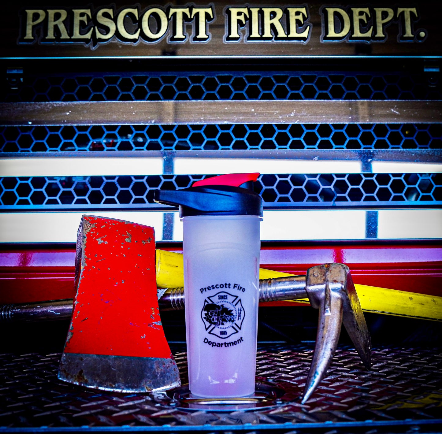 Prescott Fire Blender Bottles