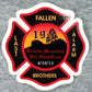 Fallen Brothers 2" Helmet Sticker